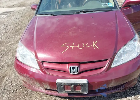 2004 Honda Civic Ex from USA, damaged, VIN 2HGES26744H508541